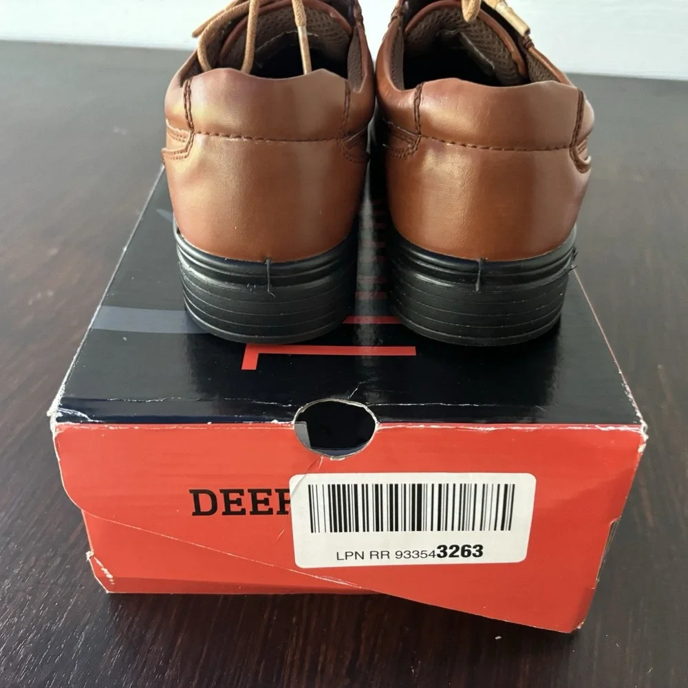 Deer Stags‎ Kids Blazing Oxford Big Boys Shoes Size 1.5 M, Brown Luggage Nice!